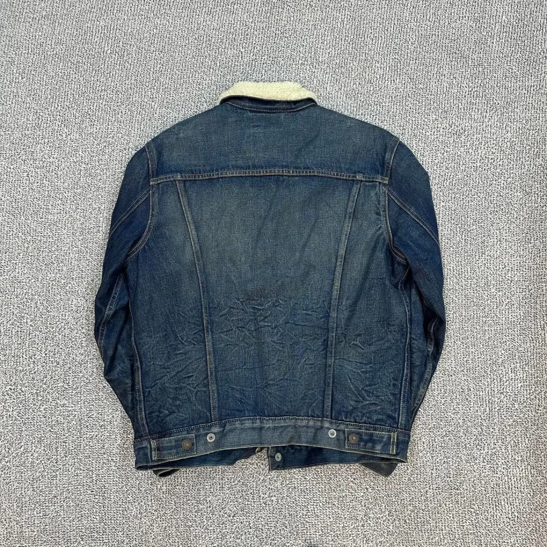 리바이스 양털 무스탕 데님자켓 M 상품이미지3