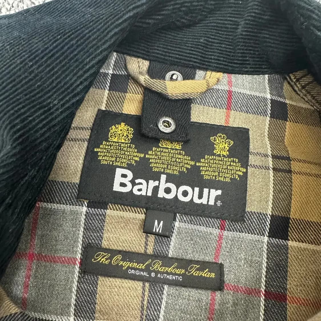 바버 브리스톨 왁스 자켓 M 상품이미지5