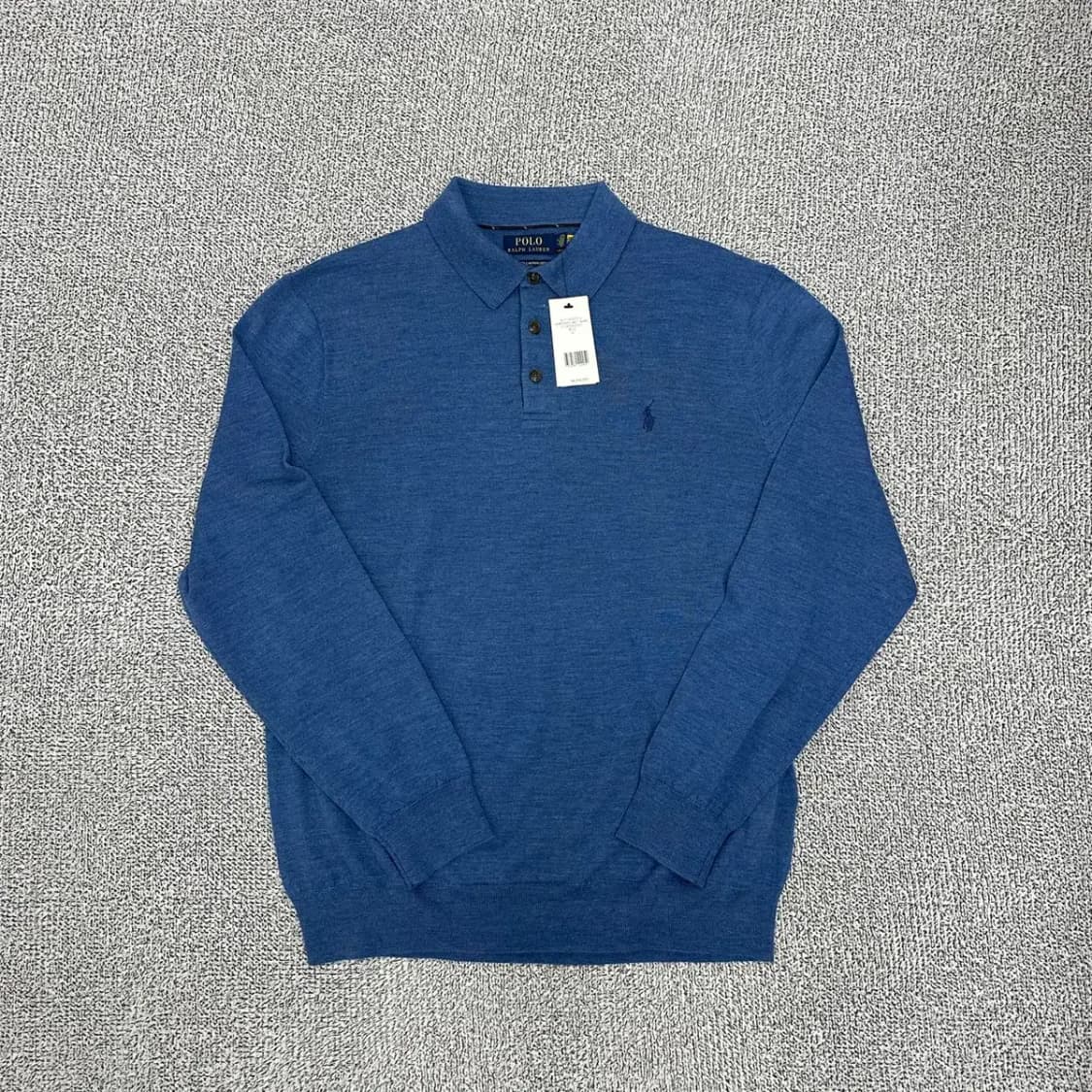 [새상품] 폴로 메리노울 카라넥 니트 XL 상품이미지1