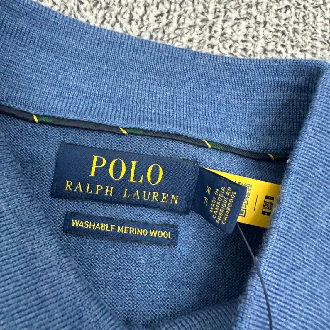 [새상품] 폴로 메리노울 카라넥 니트 XL 상품이미지5