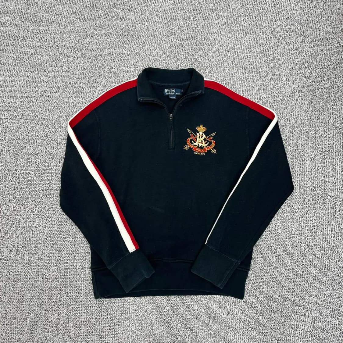 폴로 크레스트 반집업 니트 M 상품이미지2