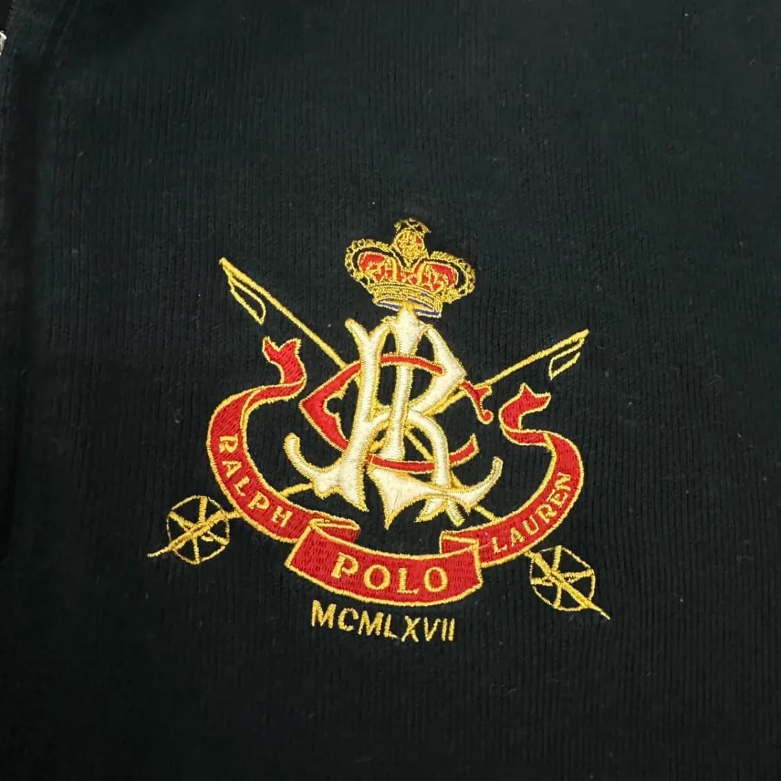 폴로 크레스트 반집업 니트 M 상품이미지5