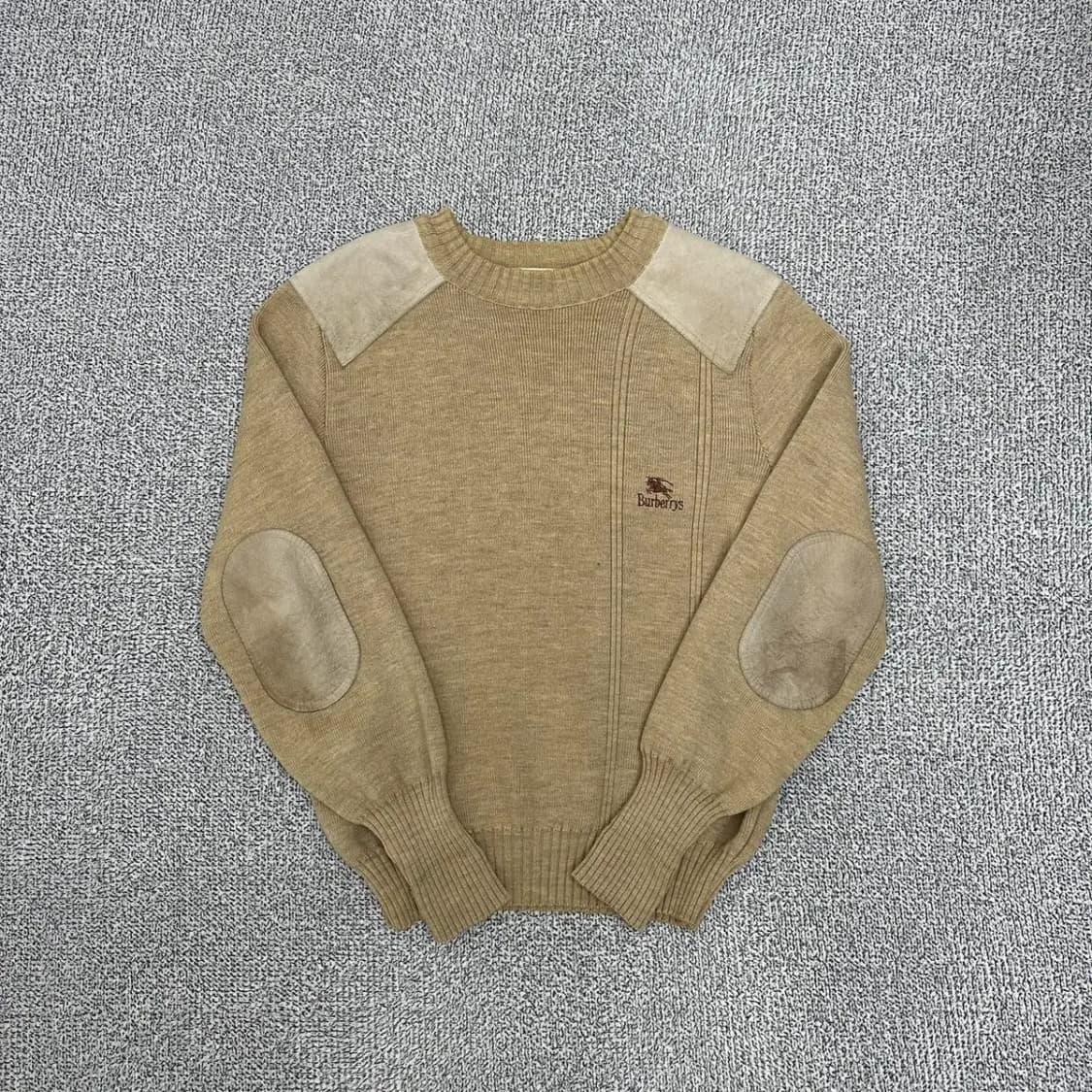버버리 퓨어울 숄더패치 니트 S 상품이미지2