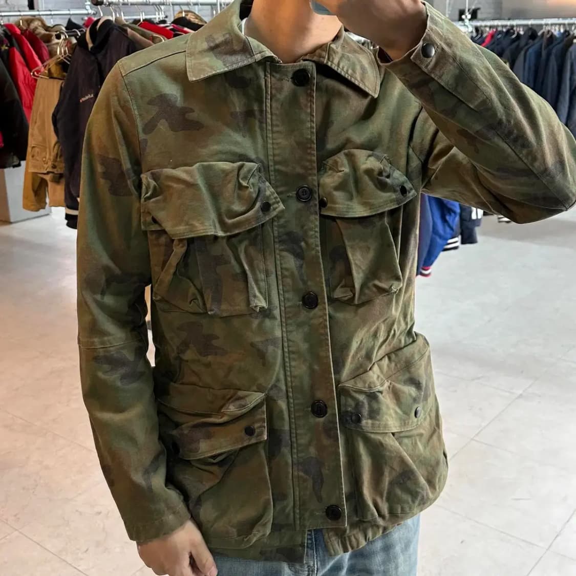 아스페시 밀리터리 탄창 쿼드포켓 자켓 상품이미지1