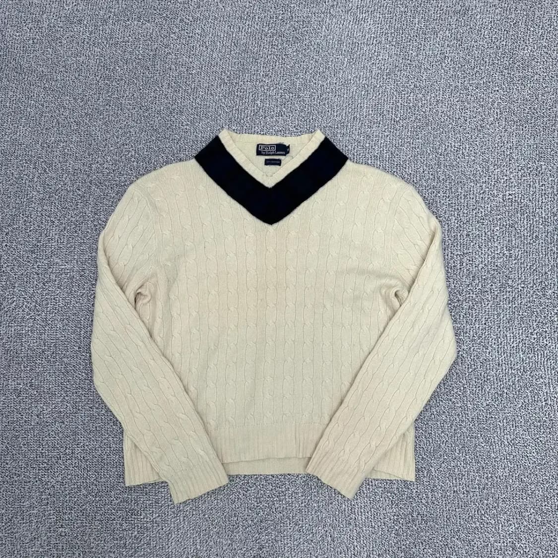 폴로 캐시미어 크리켓 니트 100 상품이미지1