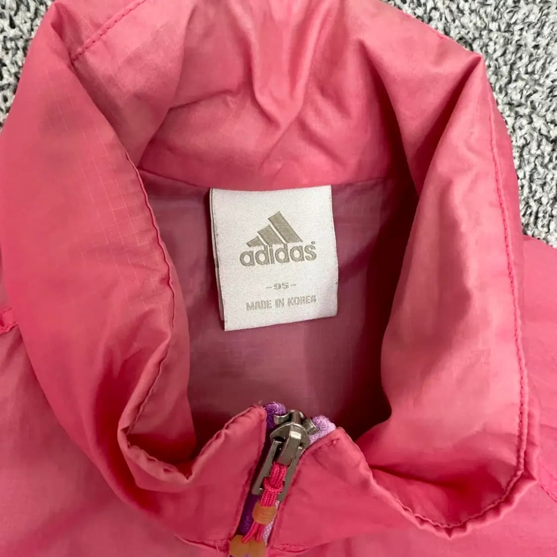 아디다스 핑크 경량 바람막이 95 상품이미지2