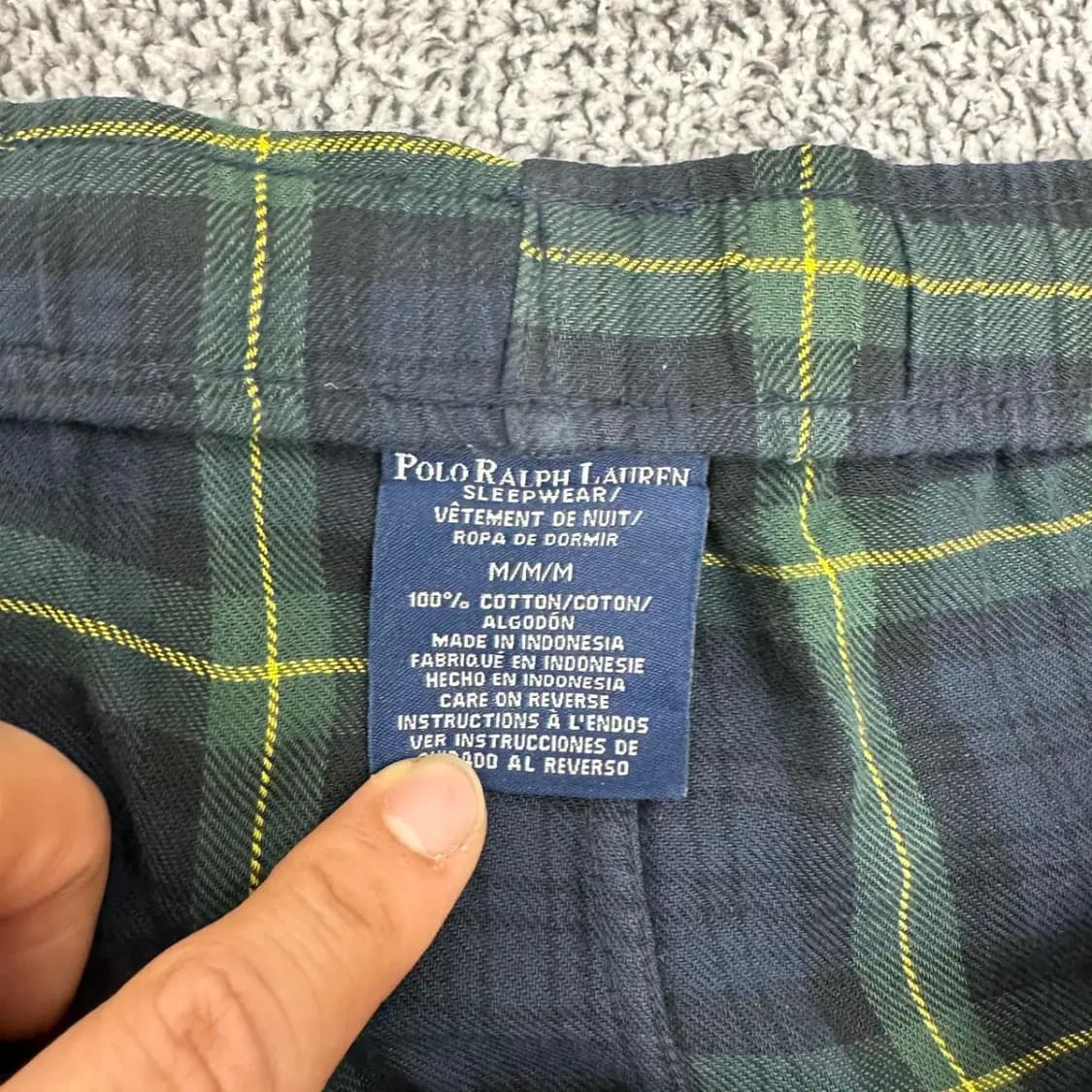 폴로 슬립웨어 팬츠 M 상품이미지3