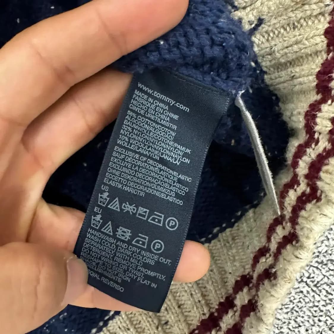 타미힐피거 니트집업 L 상품이미지3