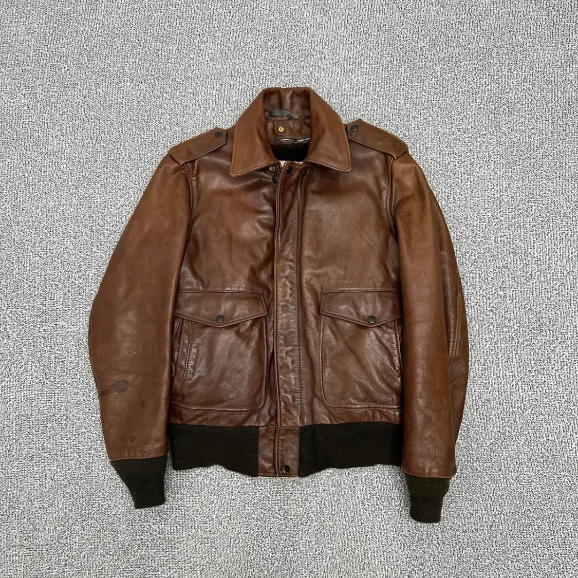 Schott 쇼트 A-2 가죽자켓 38 상품이미지1