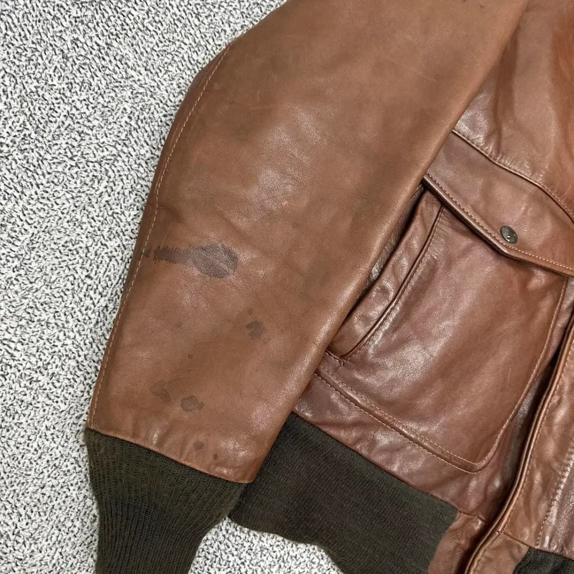 Schott 쇼트 A-2 가죽자켓 38 상품이미지2