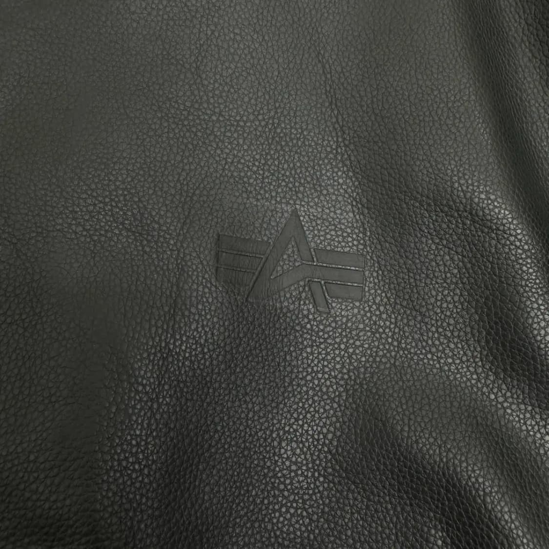 알파인더스트리 ma-1 레더 자켓 S 상품이미지2