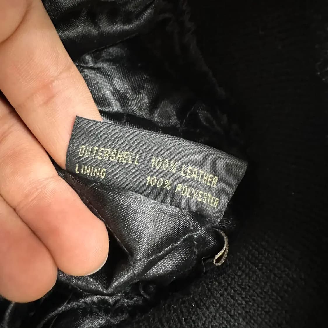 알파인더스트리 ma-1 레더 자켓 S 상품이미지5