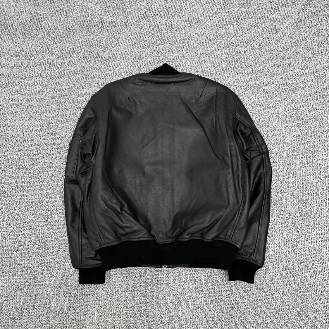 알파인더스트리 ma-1 레더 자켓 S 상품이미지6