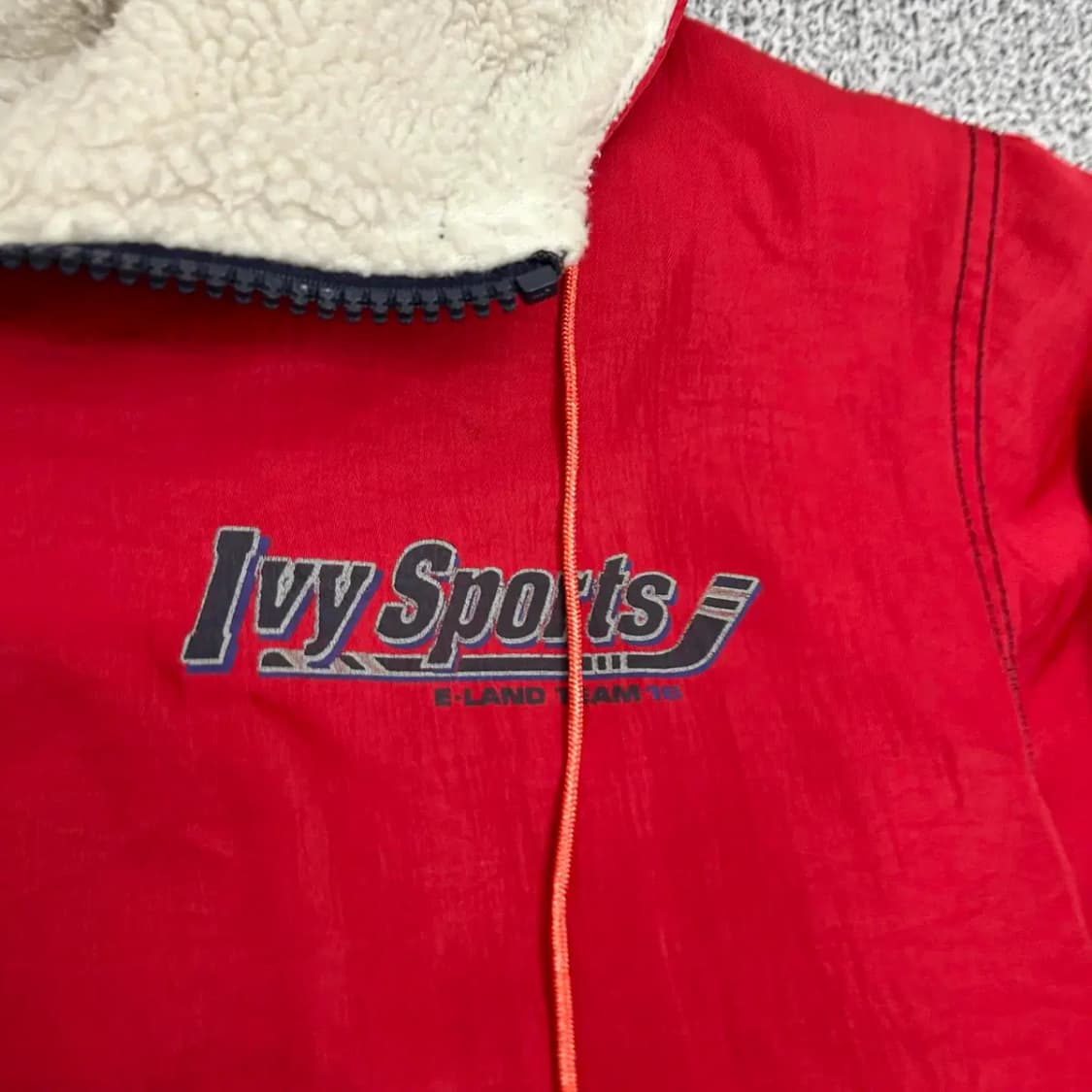 빈티지 롱 플리스 양털 점퍼 100 상품이미지2