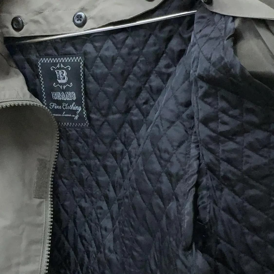 빔즈 Beams 여성 카키 패딩 상품이미지5