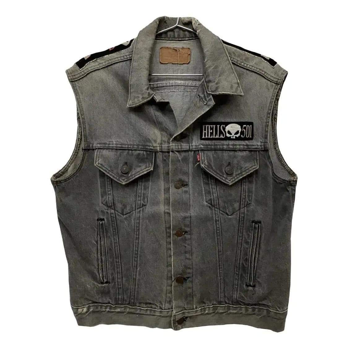 리바이스 패치 데님 베스트 44 상품이미지1