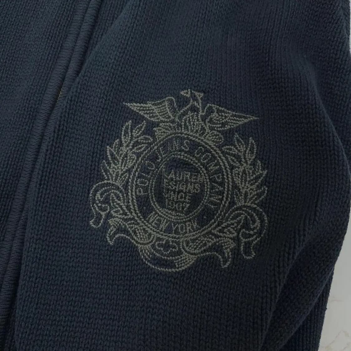 폴로진스컴퍼니 Polo 네이비 니트집업 XL 상품이미지3