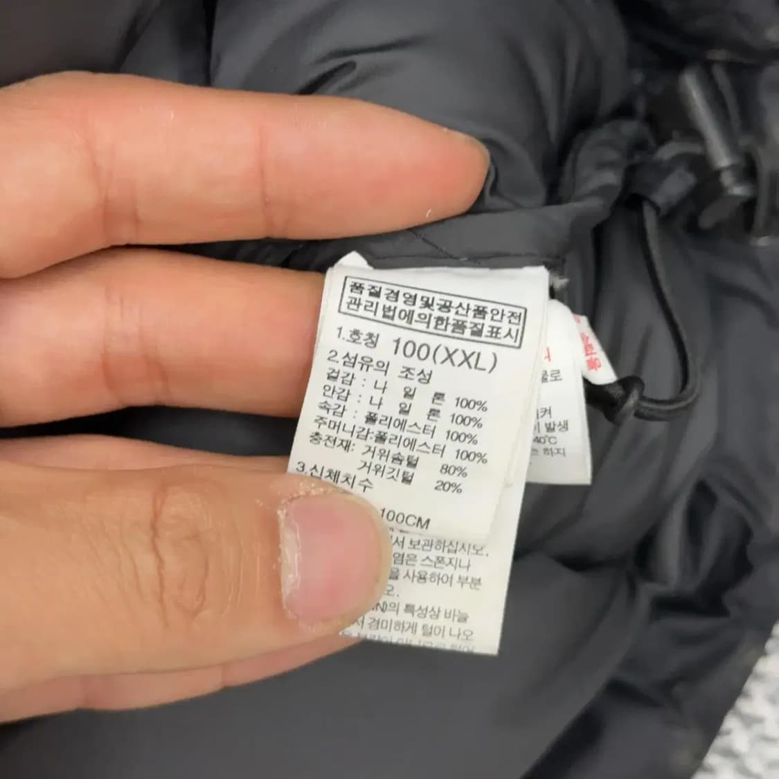 노스페이스 700 하이벤트 구스다운 100 상품이미지5