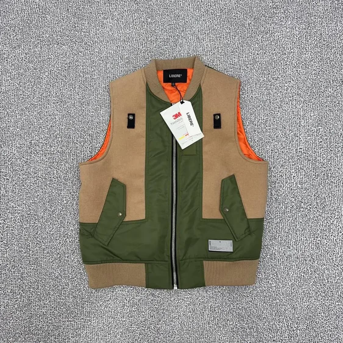 리베레코리아 ma-1 베스트 자켓 S 상품이미지1