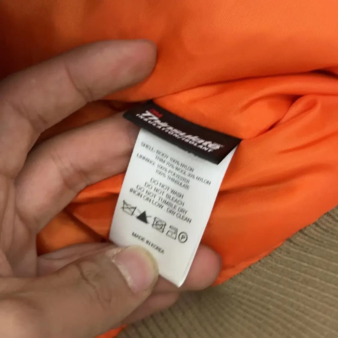 리베레코리아 ma-1 베스트 자켓 S 상품이미지6