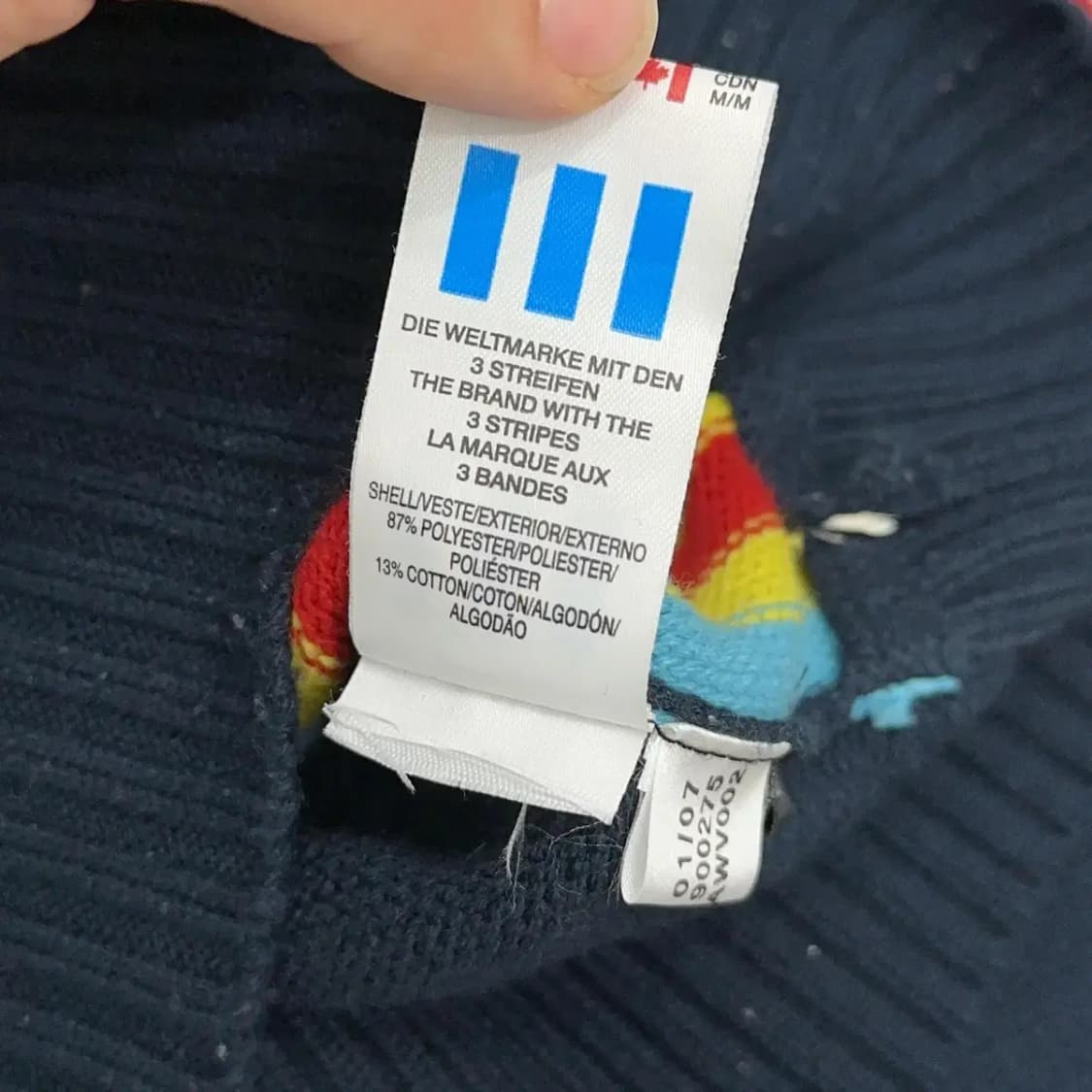 아디다스 레인보우 니트 트랙탑 M 상품이미지5