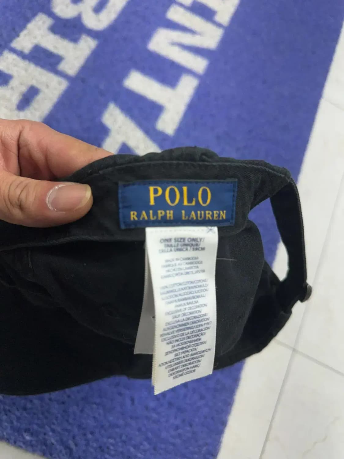 폴로 신형 블랙 볼캡 상품이미지3