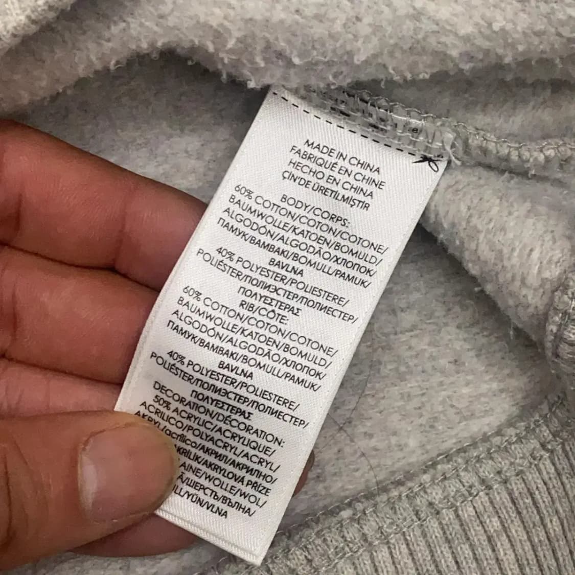 폴로 신형 브이넥 롱 맨투맨 S 상품이미지4