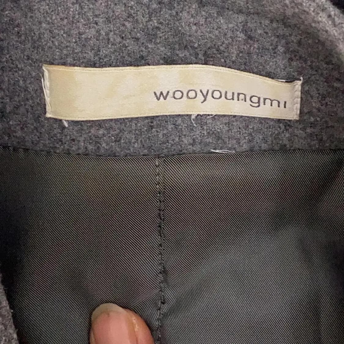 우영미 남성 울 코트 48 상품이미지3