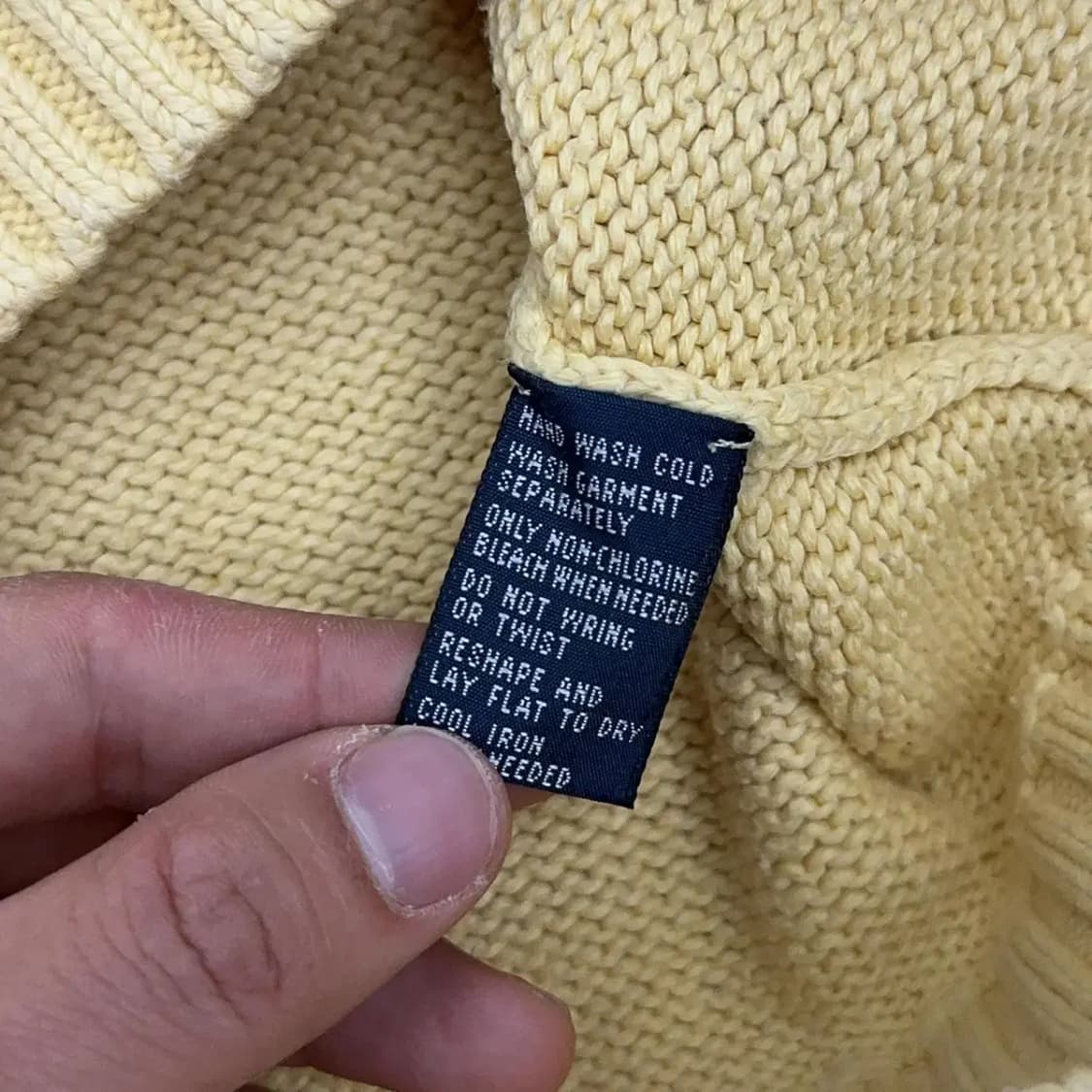 폴로 랄프로렌 코튼 니트 S 상품이미지5