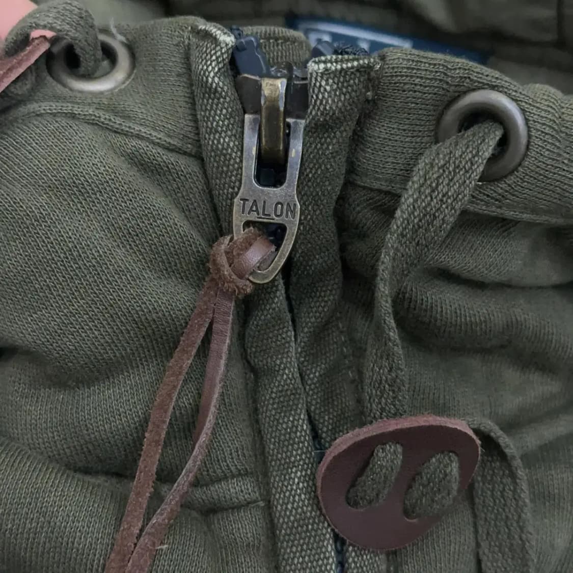 폴로 빈티지 워싱 카키 푸퍼 패딩 L 상품이미지4