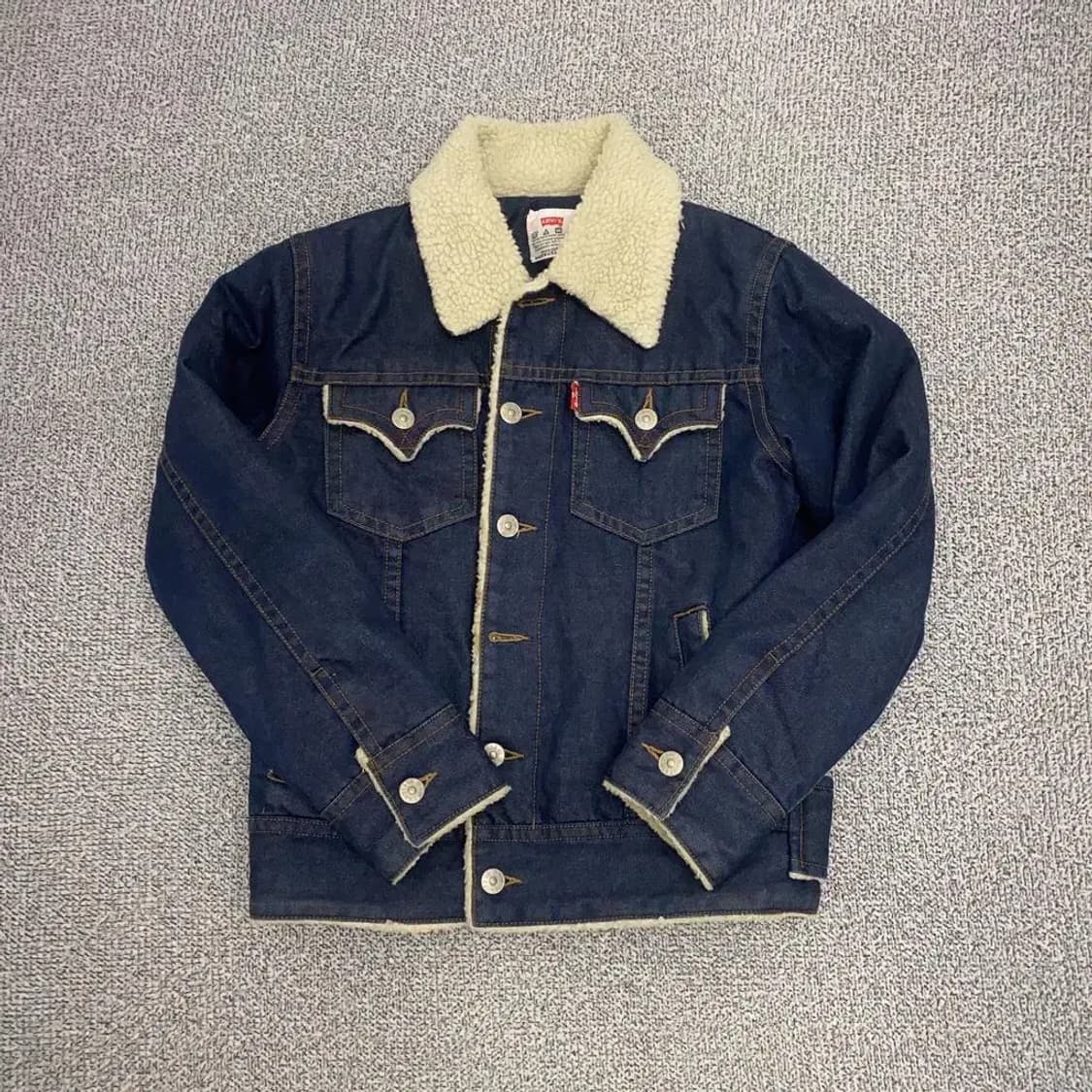 리바이스 양털 데님 무스탕 M 상품이미지1