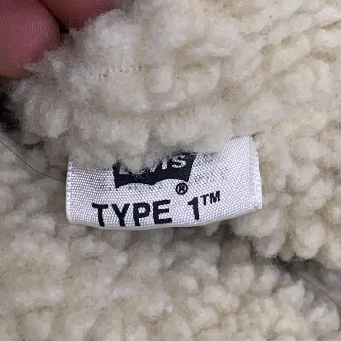 리바이스 양털 데님 무스탕 M 상품이미지3