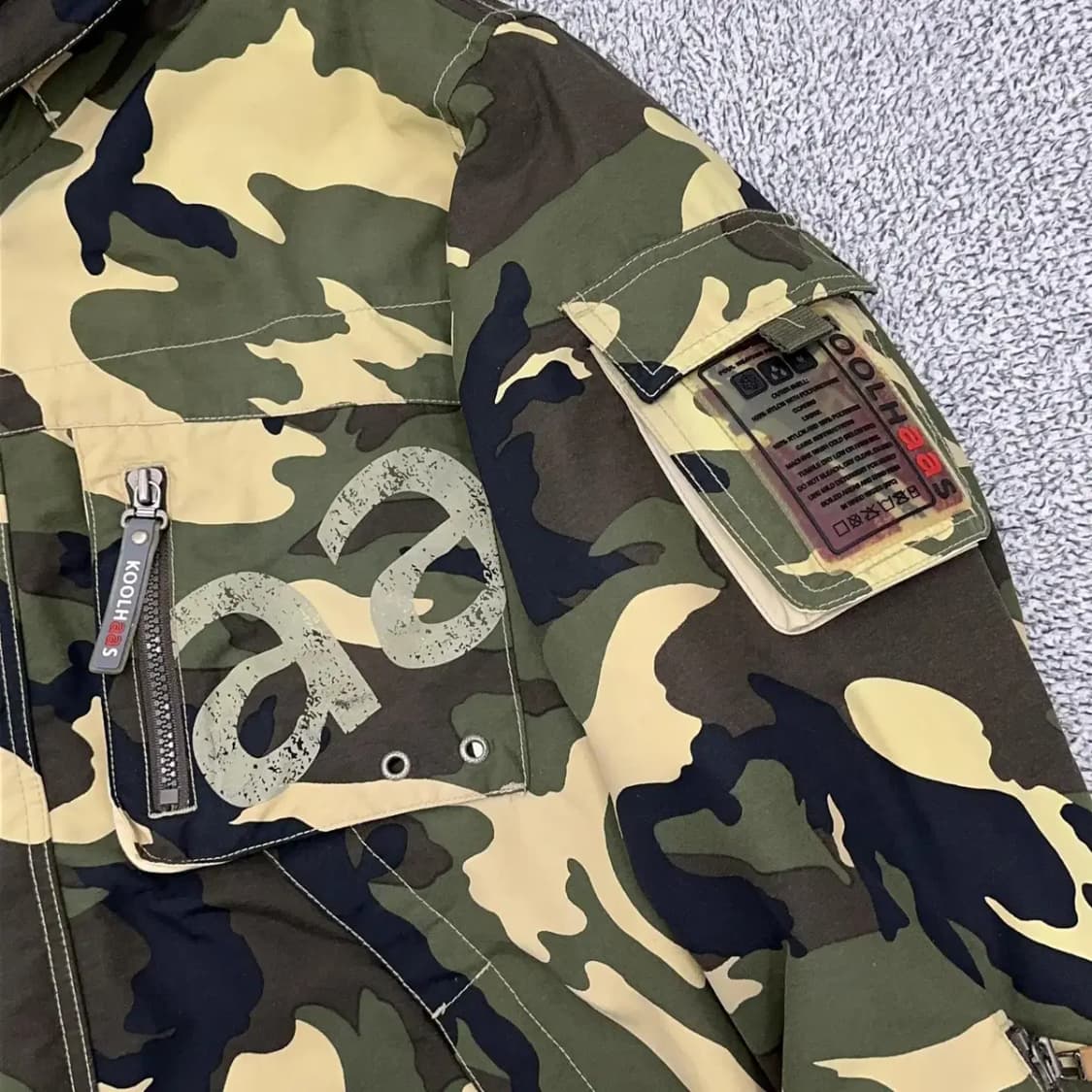 쿨하스 밀리터리 빈티지 바람막이 100 상품이미지3