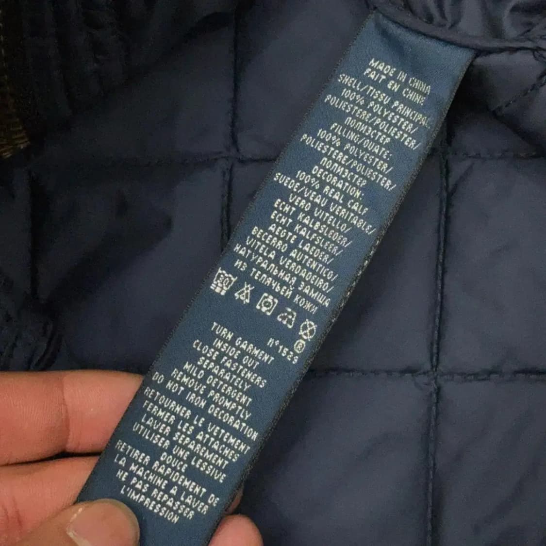 랄프로렌 여성 바이커 퀄팅 자켓 S 상품이미지4