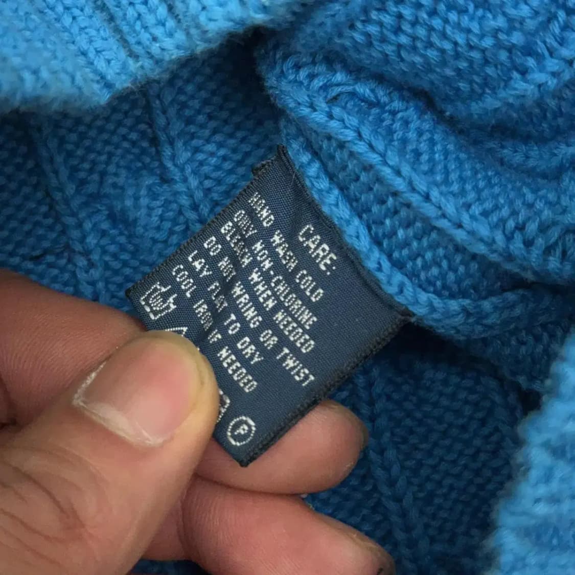 폴로 랄프로렌 신형 꽈배기 니트 M 상품이미지5