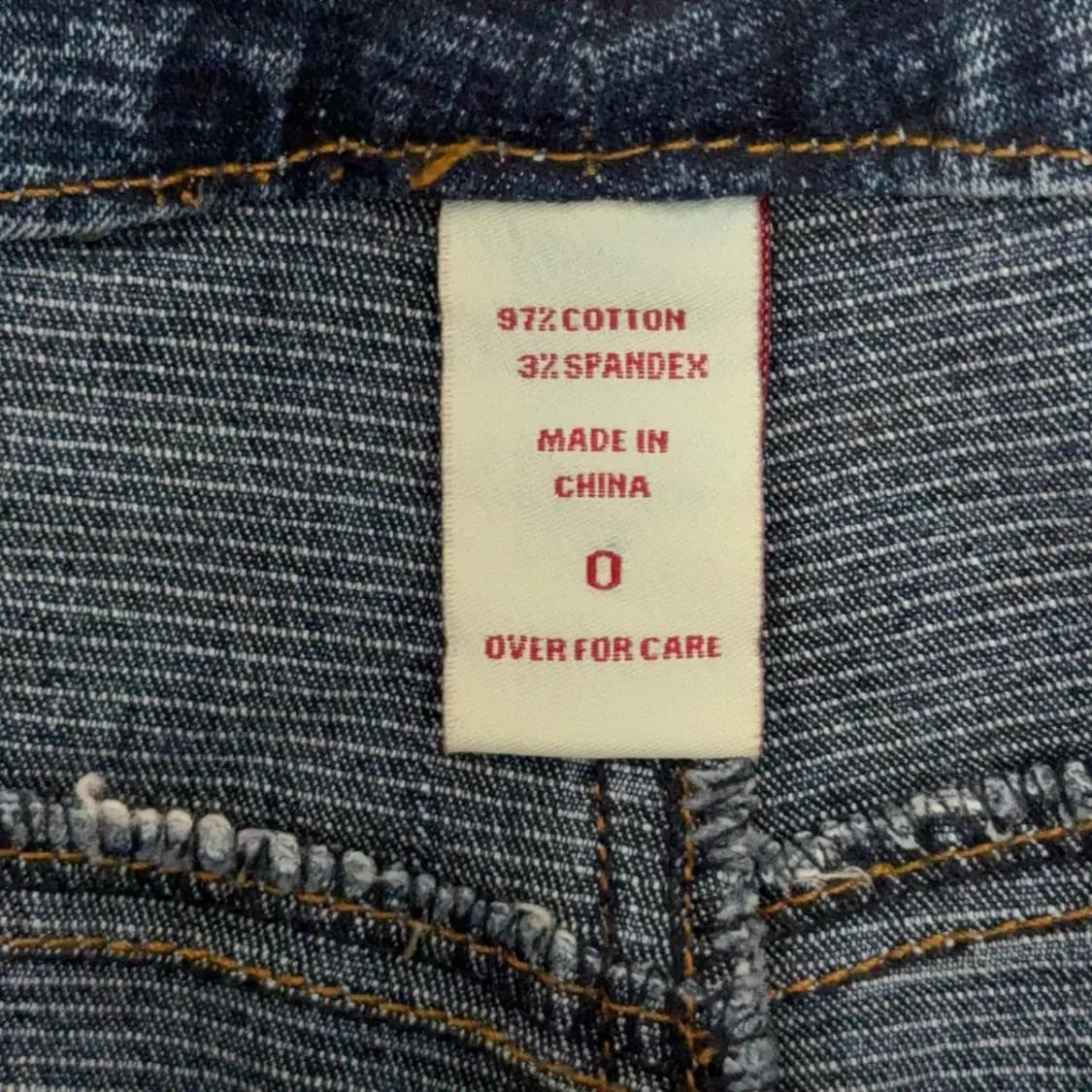 아베크롬비 여성 부츠컷 데님팬츠 0사이즈 상품이미지4