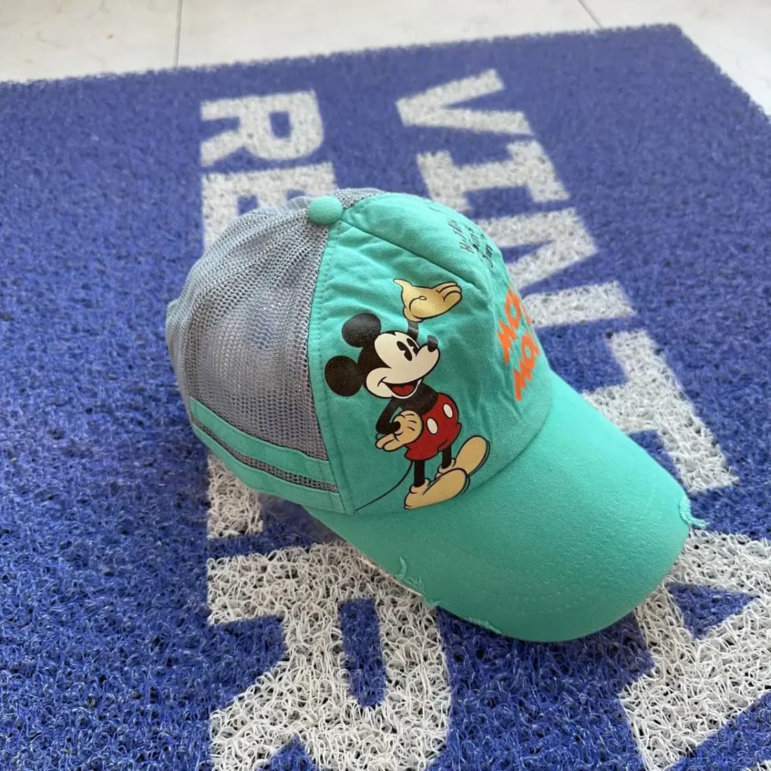 미키마우스 민트 메쉬 볼캡 상품이미지2