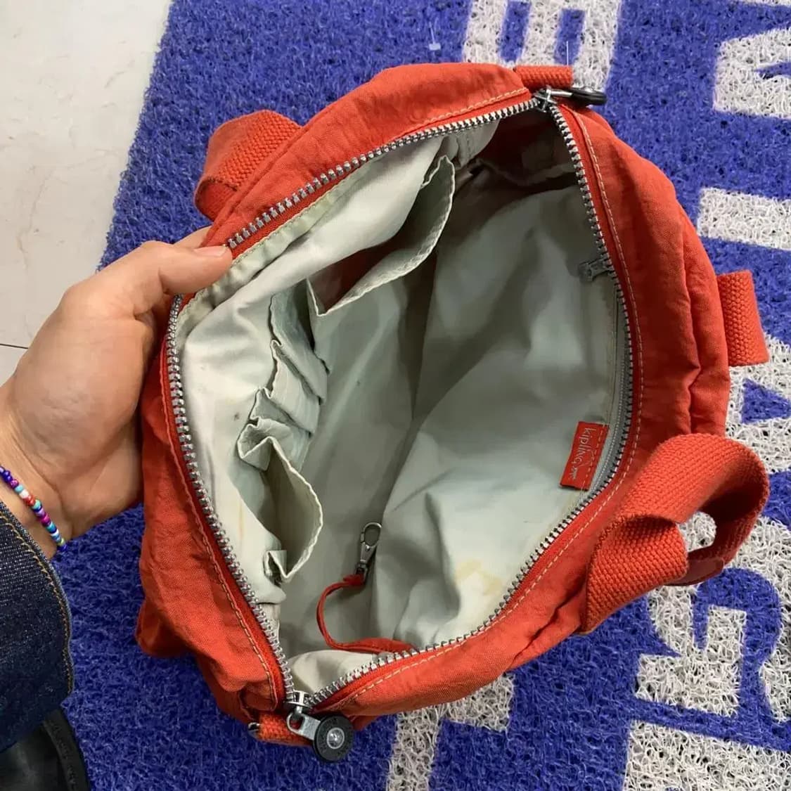 키플링 오렌지 핸드백 상품이미지2