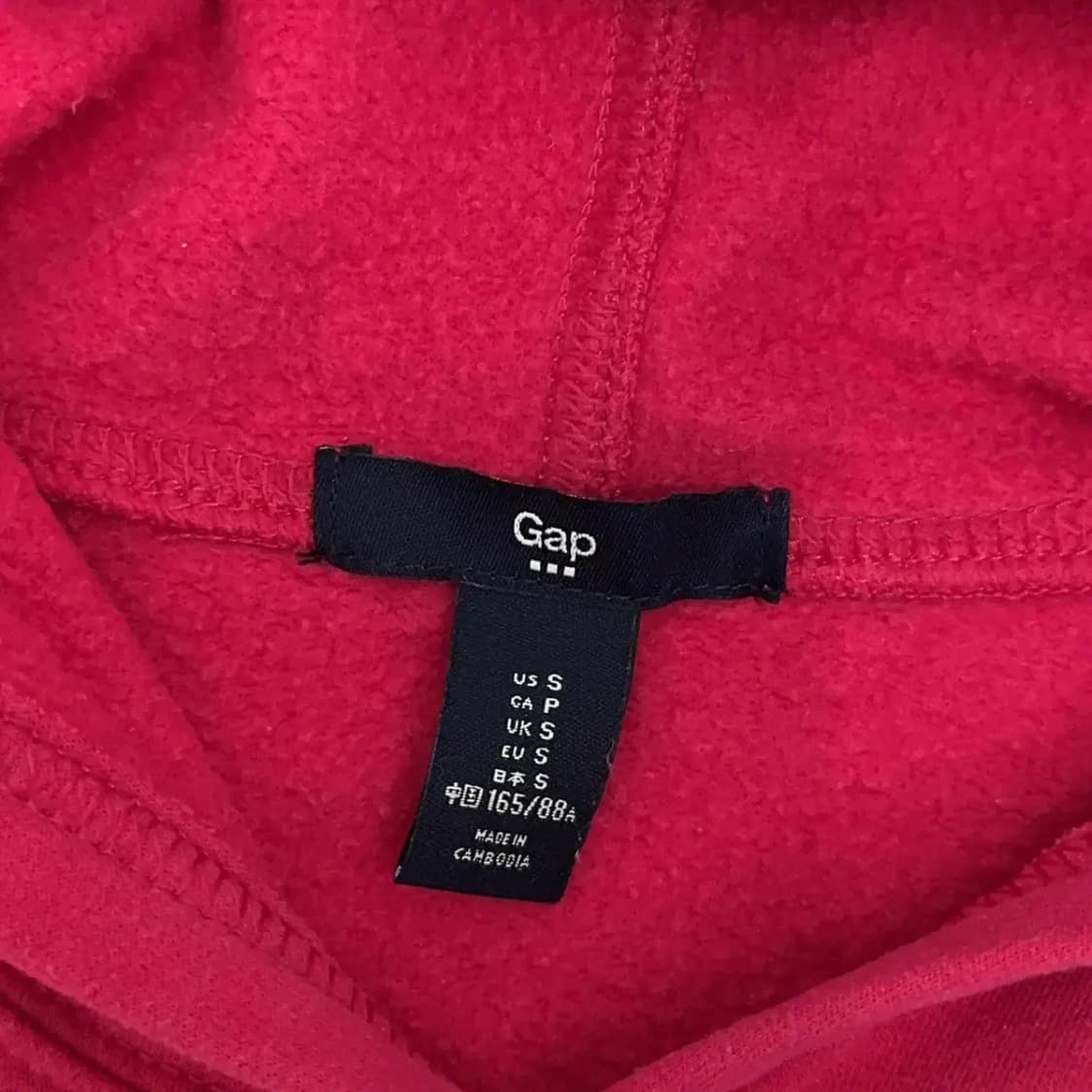 갭 핑크 후드티 S 상품이미지3