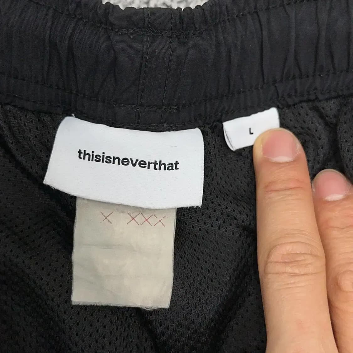 디스이즈네버댓 로고 우븐팬츠 L 상품이미지4