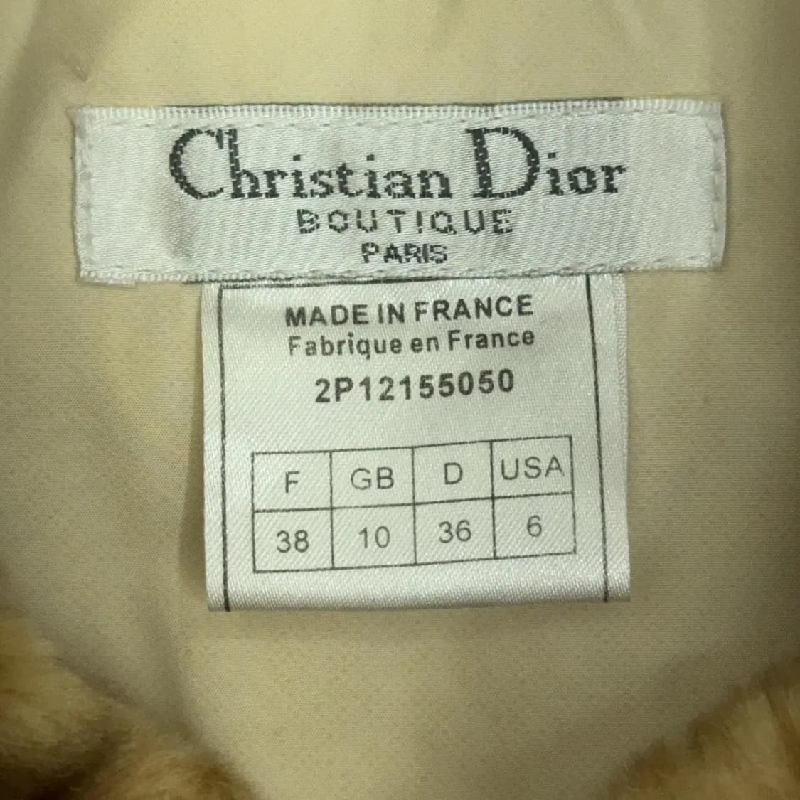 크리스찬 디올 부띠끄 벨크로 패딩 38 상품이미지3