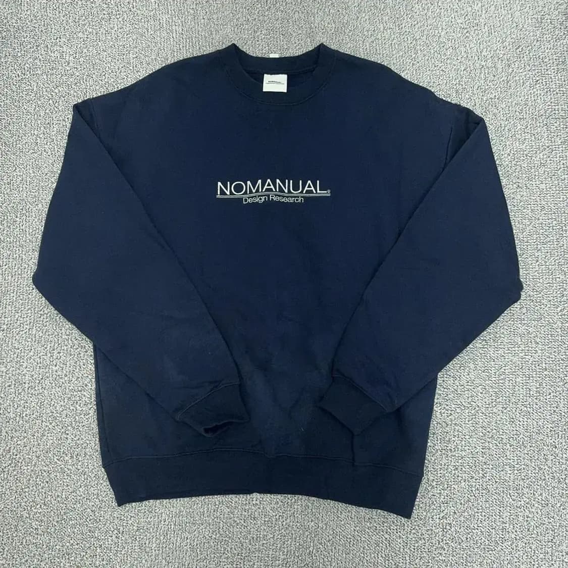 노매뉴얼 로고 맨투맨 L 상품이미지1