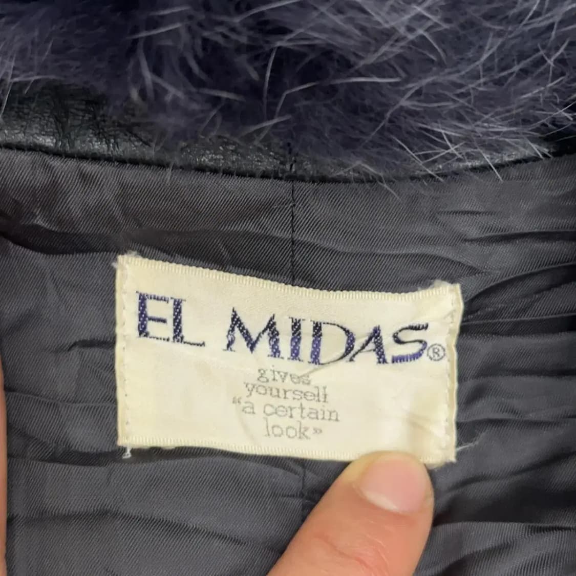 EL MIDAS 양털 카우레더 밍크 자켓 상품이미지3