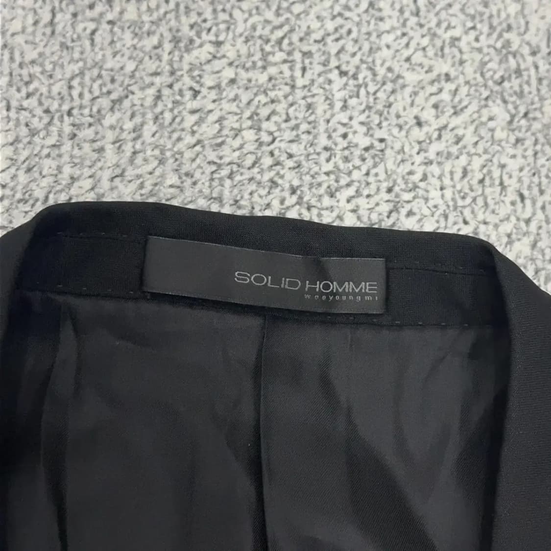 솔리드옴므 원버튼 블레이저 110 상품이미지3