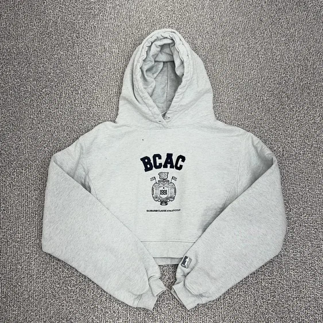 배드블러드 크롭 후드티 S 상품이미지1