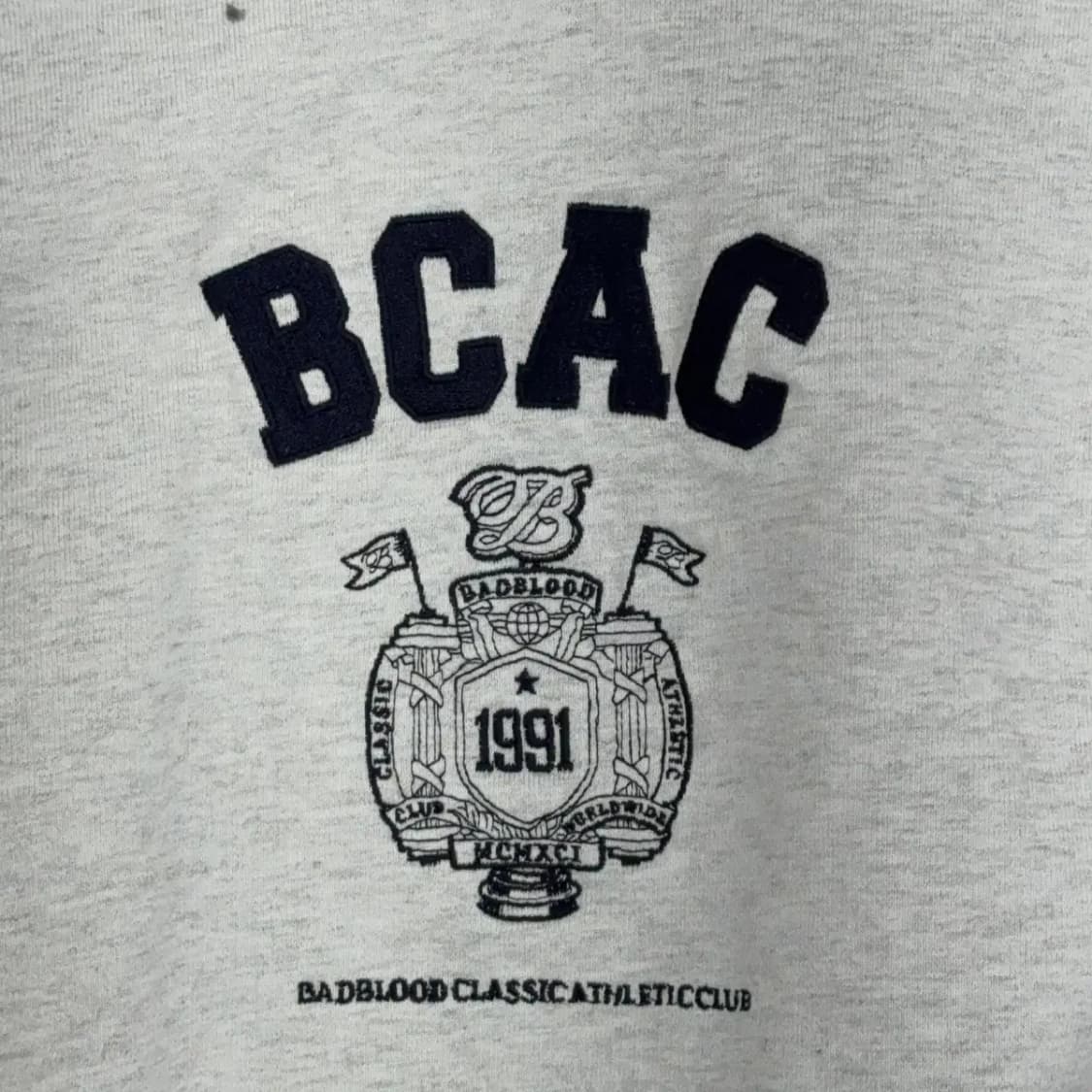 배드블러드 크롭 후드티 S 상품이미지3