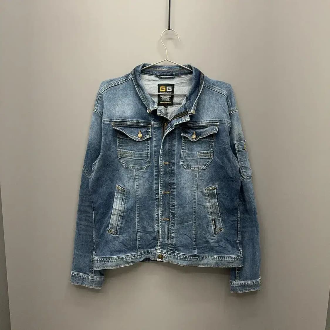 GGROUND 재팬 빈티지 워싱 데님자켓 3L 상품이미지1