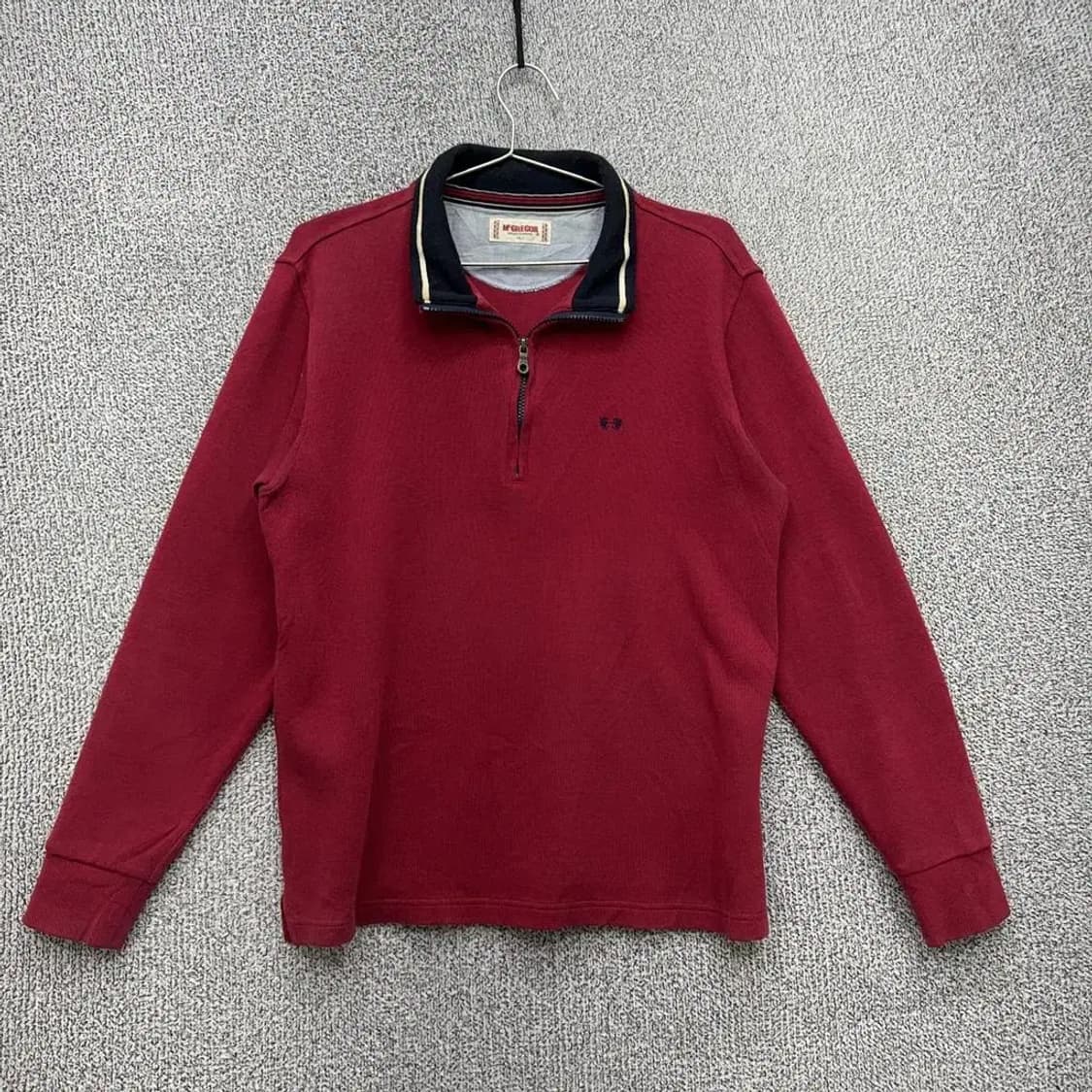 맥그리거 하프집업 울 니트 L 상품이미지1