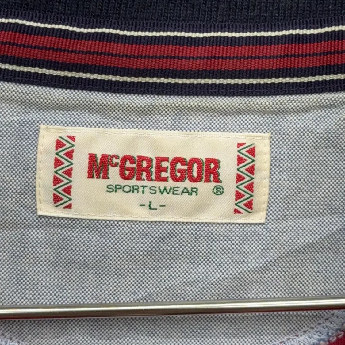 맥그리거 하프집업 울 니트 L 상품이미지4