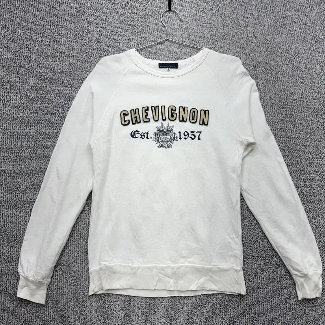 CHEVIGNON 쉐비뇽 여성 코튼 맨투맨 M 상품이미지1